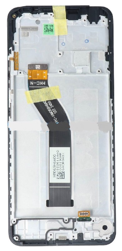 LCD screen Xiaomi Redmi 14C 4G/Poco C75 koos touch screen ja frame Must original (service pack)