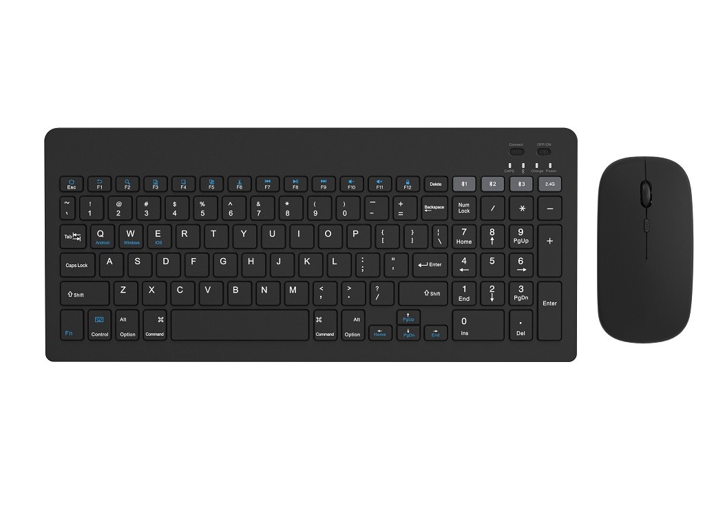 Juhtmevaba keyboard+mouse Omega OKM2658B must