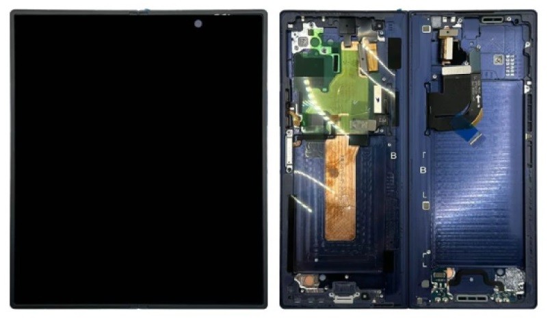 LCD screen Samsung F956 Z Fold6 5G koos touch screen (Inner) Navy original (used Grade A)