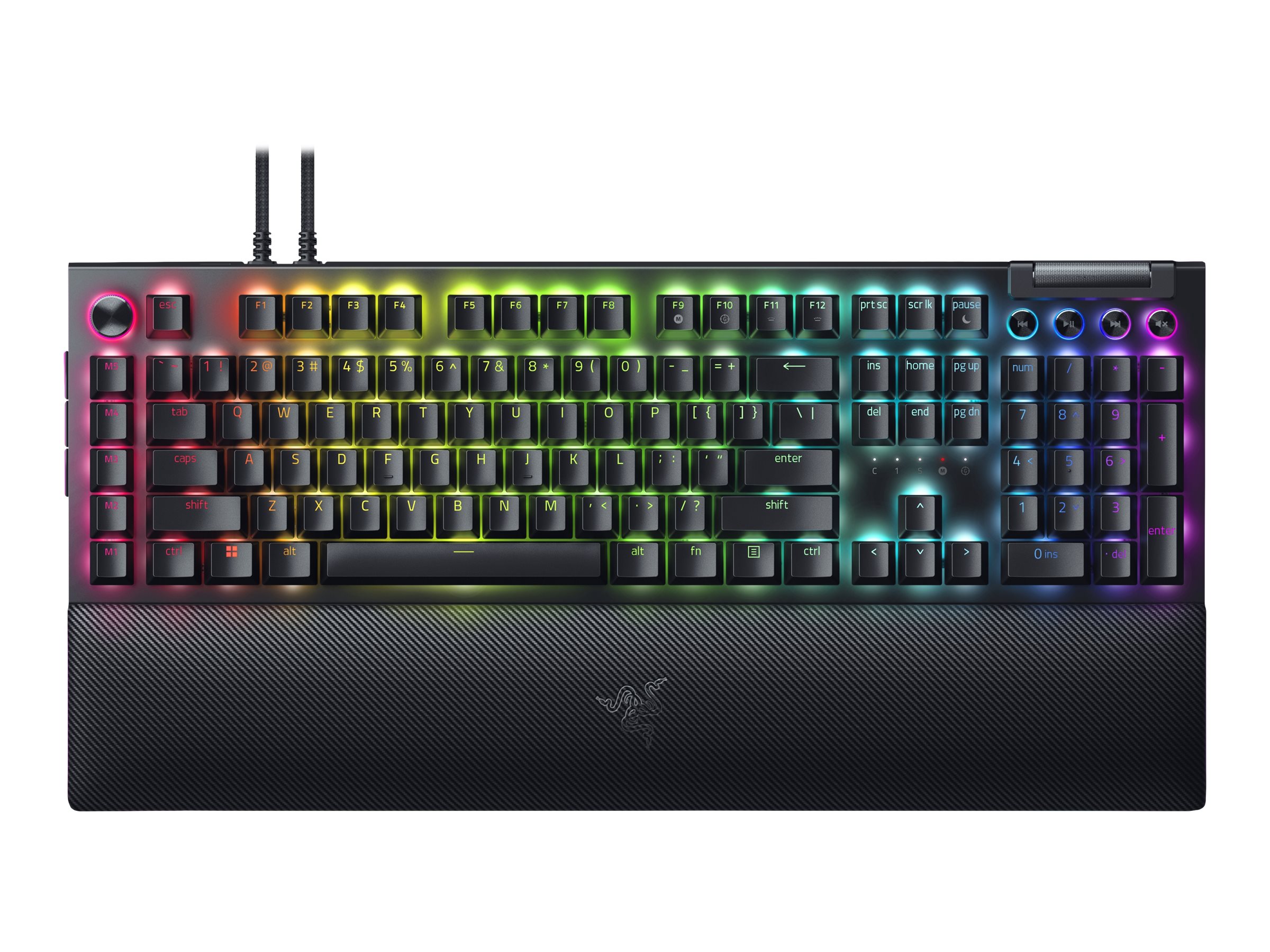 RAZER BlackWidow V4 Pro klaviatuur roheline