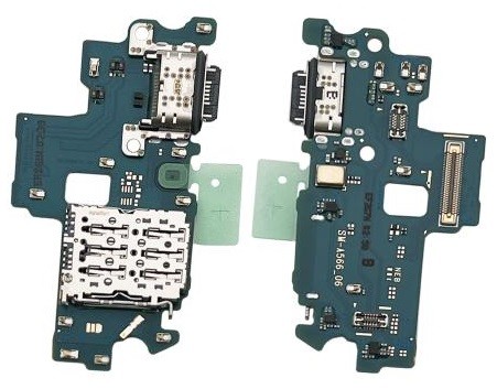 Flex Samsung A566 A56 5G jaoks plugin, microphone, SIM reader original (service pack)