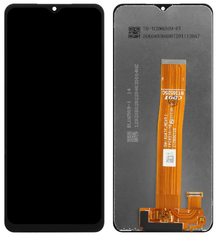 LCD screen Samsung A047 A04S 2022 koos touch screen Must ORG