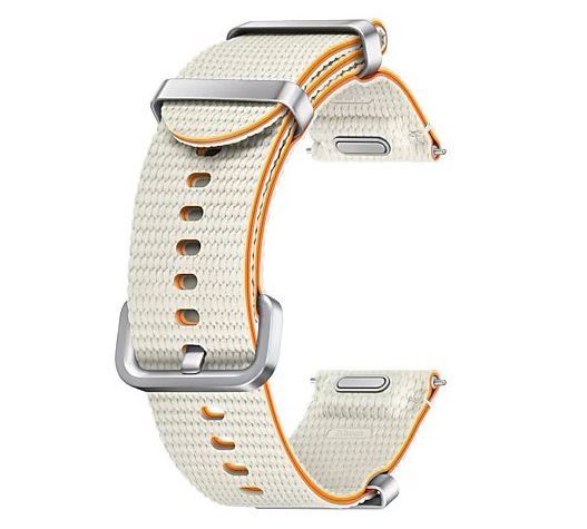 Watch Band ET-SOL30SWE Samsung Galaxy Watch 4/4 Classic/5/5 Pro/6/6 Classic/7/FE Stylish Sport Rihm S/M Cream