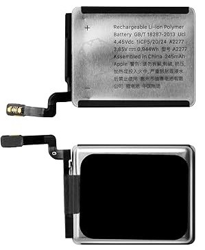 Aku ORG jaoks Watch Series 5 40mm 245mAh A2277
