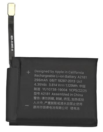 Aku ORG jaoks Watch Series 5 44mm 296mAh A2181