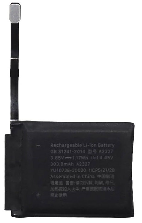 Aku ORG jaoks Watch Series 6 44mm 304mAh A2327