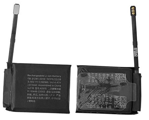 Aku ORG jaoks Watch Series 8 45mm 308mAh A2815