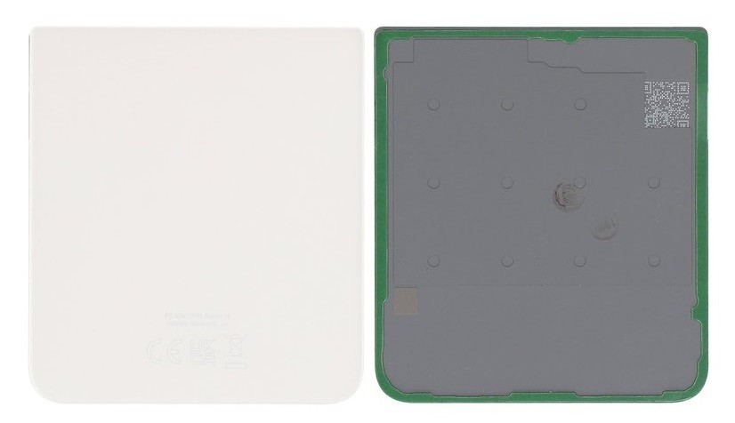 Back down ümbris jaoks Samsung F711 Z Flip3 5G Cream (used Grade C)