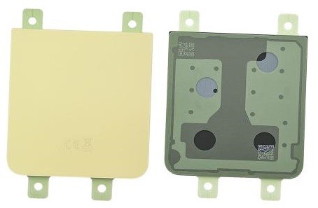 Back down ümbris jaoks Samsung F741 Z Flip 6 Kollane original (used Grade A)