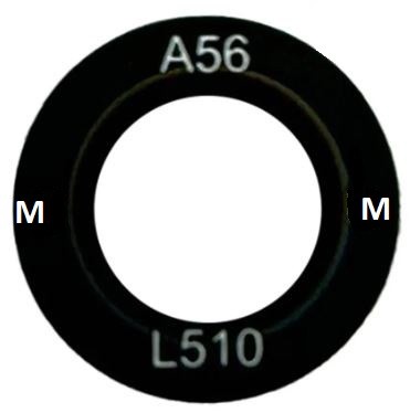Samsung A566 A56 5G lens jaoks camera Must (lens Macro) 1pcs (service pack)