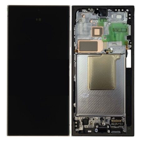 LCD screen Samsung S928 S24 Ultra koos touch screen ja frame Titanium Must/Sinine/Roheline original (assembled service pack)