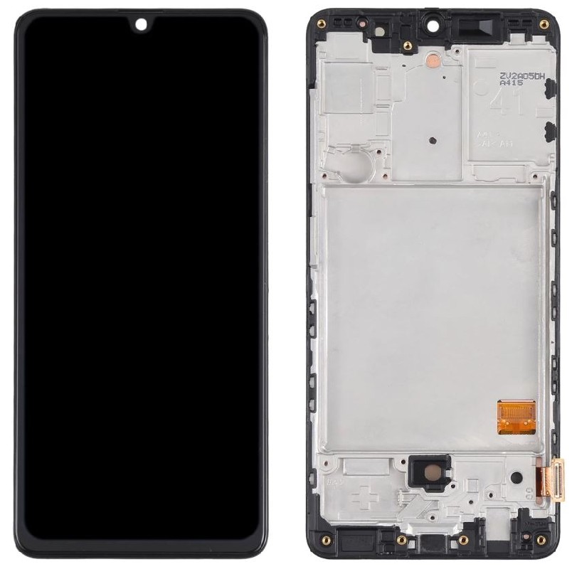 LCD ekraan Samsung A415 A41 2020 puuteekraani ja raamiga must (TFT versioon) HQ