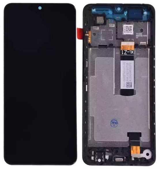 LCD screen Xiaomi Redmi A5 (Long Flex) koos touch screen koos frame Must original (service pack)