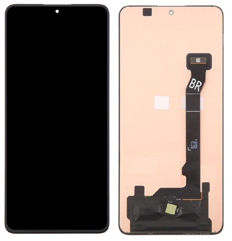 LCD screen Xiaomi Poco X7 Pro 5G koos touch screen Must OLED
