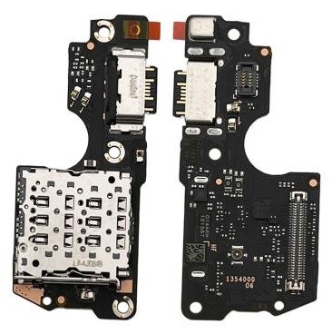 Flex Xiaomi Redmi Note 14 Pro 4G koos charging connector ja microphone, SIM card contact original (service pack)