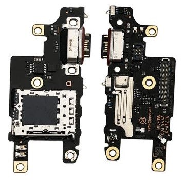 Flex Xiaomi Poco X7 Pro 5G koos charging connector ja microphone, SIM card contact original (service pack)