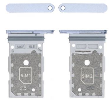 SIM card holder Samsung S931 S25/S936 S25 Plus Dual Icy sinine original (service pack)
