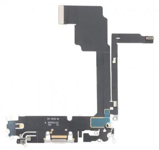 Flex jaoks iPhone 15 Pro Max jaoks charging connector koos microphone Natural original (used Grade A)