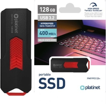 SSD USB mälupulk Platinet 128GB (USB 3.2; 400MB/s)