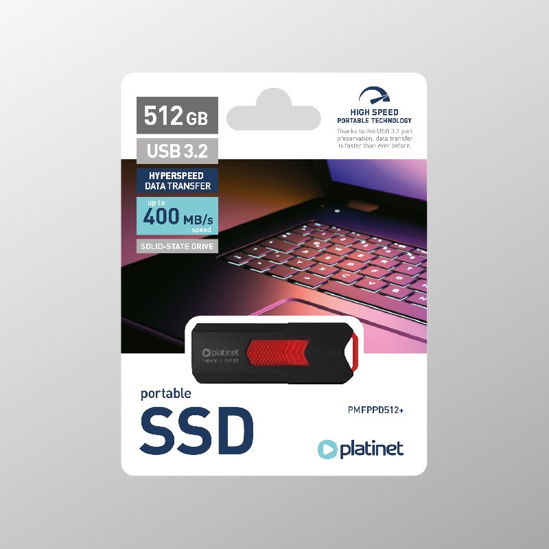 SSD USB mälupulk Platinet 512GB (USB 3.2; 400MB/s)