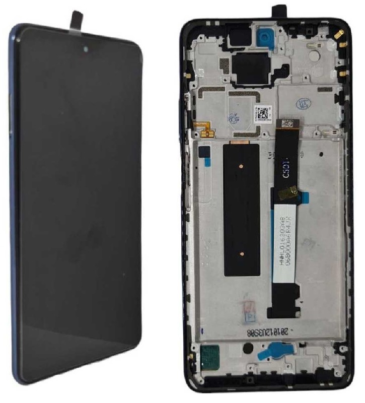 LCD screen Xiaomi Mi 10T Lite 5G koos touch screen koos frame Pearl Hall/Tarnish original (used Grade B)