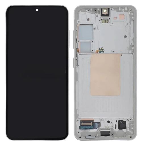 LCD screen Samsung S921 S24 koos touch screen ja frame Marble Hall original (used Grade A)