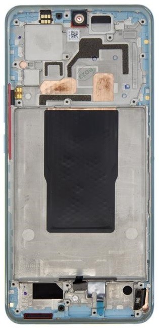 LCD screen Xiaomi 12T/12T Pro koos touch screen koos frame Sinine original (used Grade B)