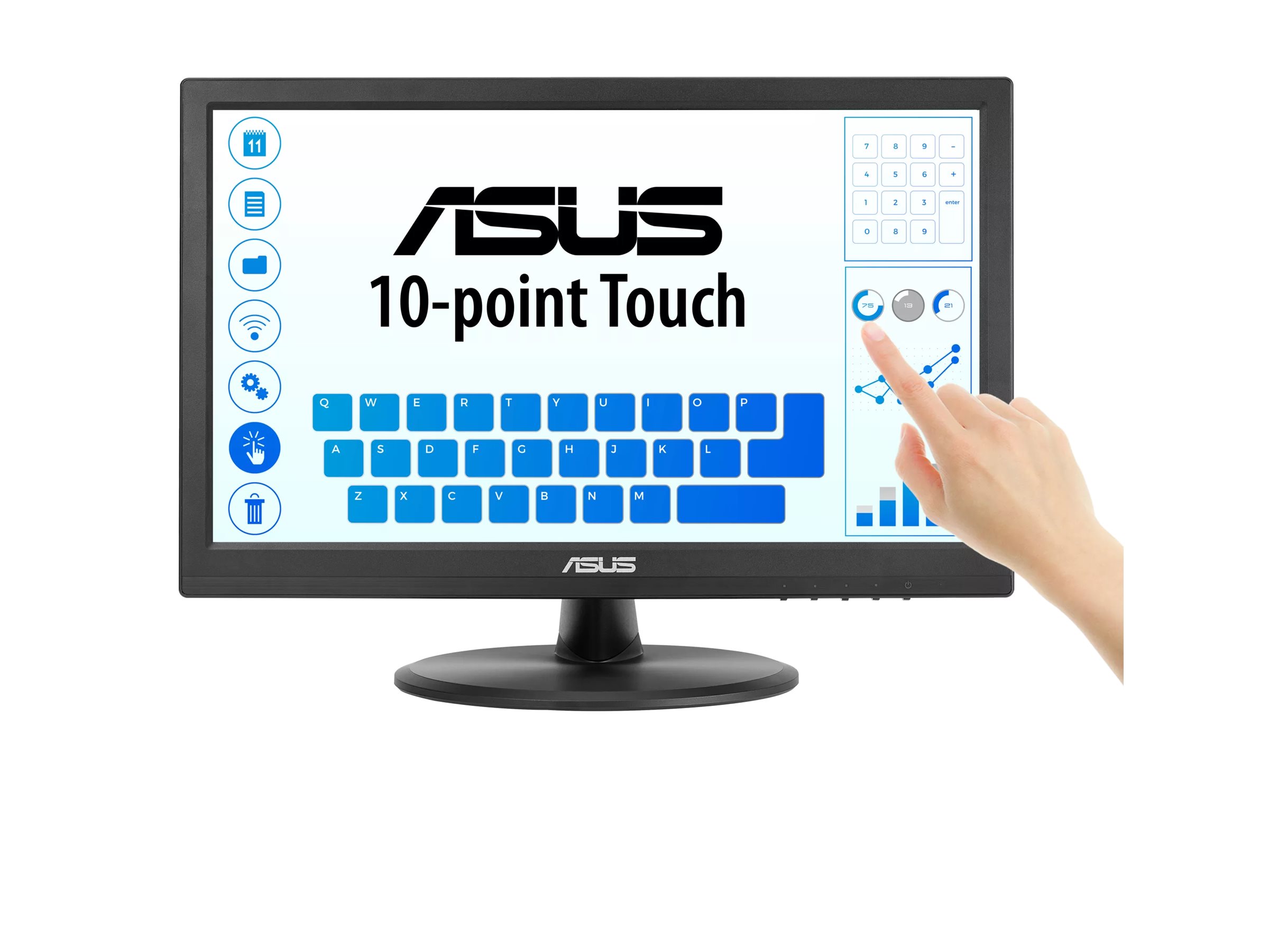 ASUS VT169HE puuteekraaniga monitor 15.6-tolline IPS