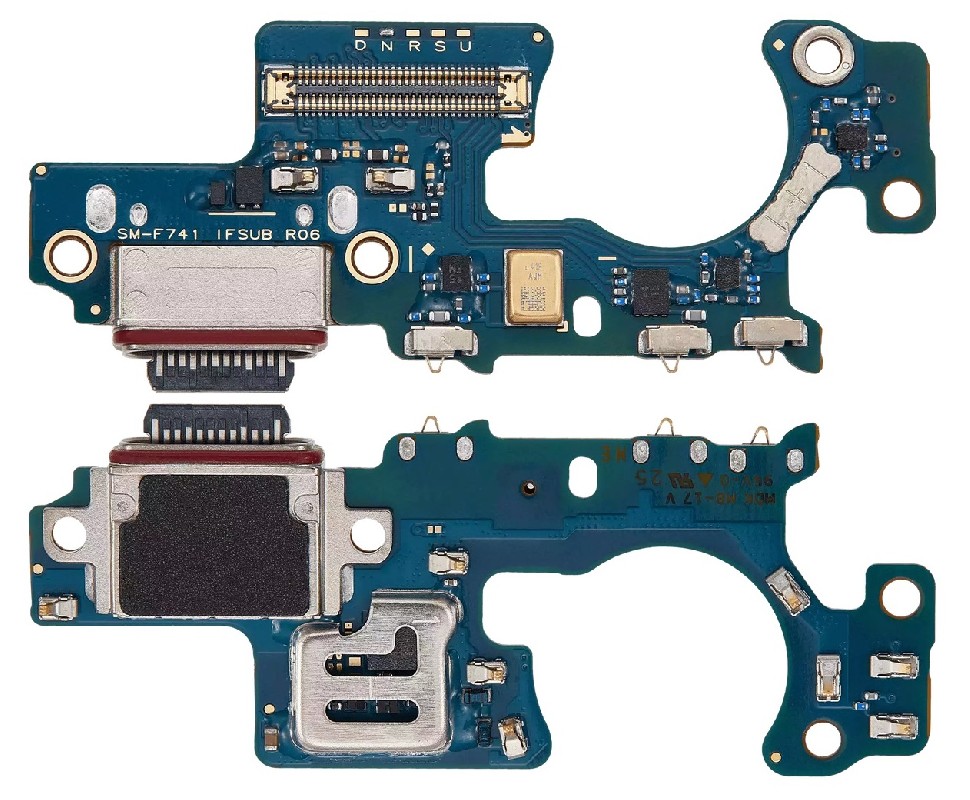 Flex Samsung F741 Z Flip 6 5G jaoks plugin ja microphone original (used Grade A)