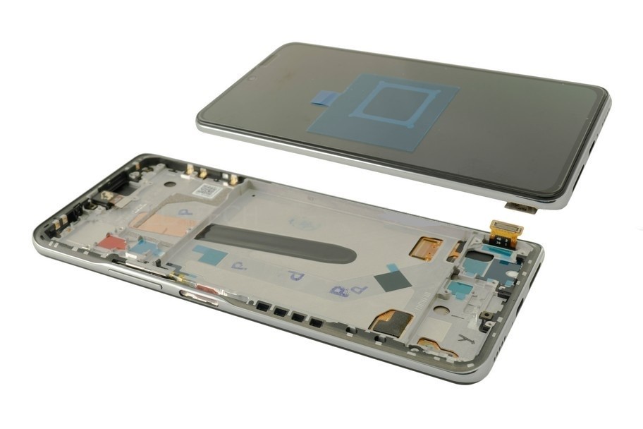 LCD screen Xiaomi Mi 11i/Mi 11X/Mi 11X Pro/Poco F3 koos touch screen koos frame Lunar Valge original (used Grade B)