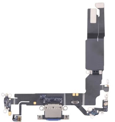 Flex jaoks iPhone 16 jaoks charging connector koos microphone Ultramarine original (used Grade A)