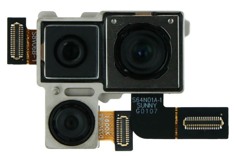 Xiaomi Poco F2 Pro kaamera komplekt (3 tk) (64MP/5MP/13MP, lainurk/telefoto/ultralainurk) originaal tagumine (kasutatud A klass)