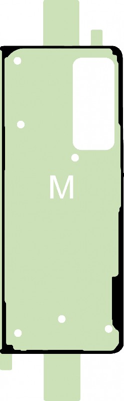Sticker jaoks tagakaas Samsung F936 Z Fold4 5G original (service pack)