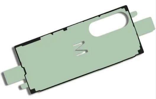 Sticker jaoks tagakaas Samsung F966 Z Fold7 5G original (service pack)