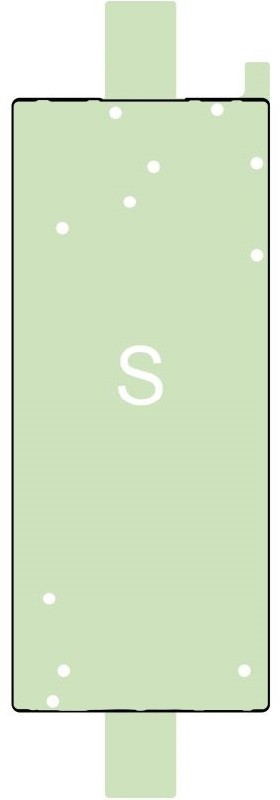 Sticker jaoks LCD Samsung F956 Z Fold6 5G original (service pack)