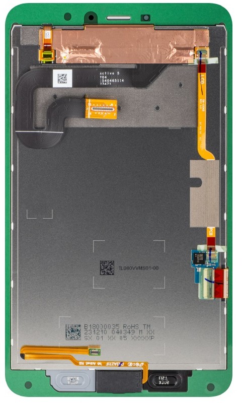 LCD ekraan Samsung X306 TAB Active5 8.0 2024 puuteekraaniga must originaal (service pack)