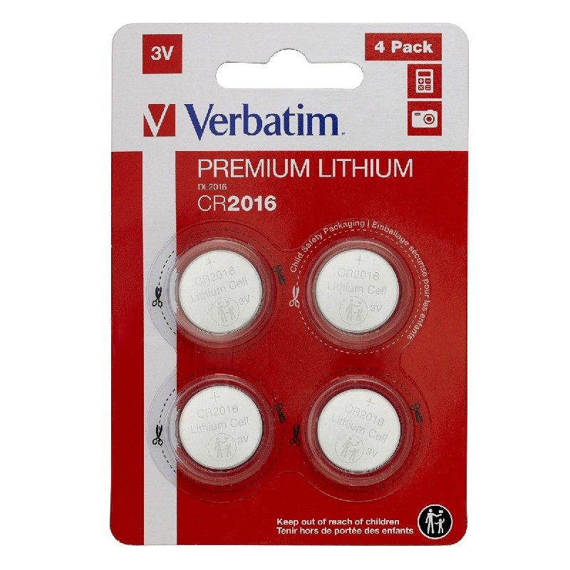 Liitiumpatareid Verbatim 3V CR2016 (4tk)