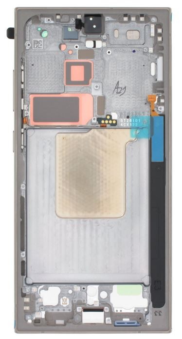 Middle housing Samsung S928 S24 Ultra Titanium Hall/Lilla/Oranž original (service pack)