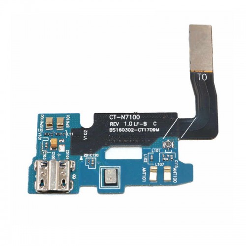 Charging Port Ühildub Samsung N7100 Note 2 Koos Flex OEM