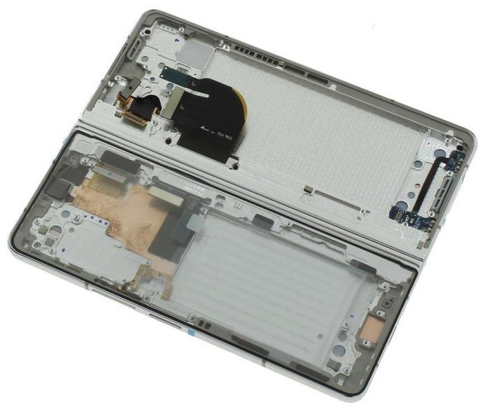 LCD screen Samsung F946 Z Fold5 5G koos touch screen (Inner) Cream original (used Grade B)