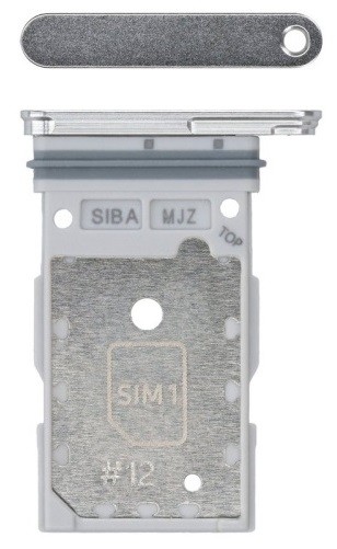 SIM-kaardi hoidik Samsung S921 S24/S926 S24 Plus Dual Marble Grey originaal (kasutatud A klass)