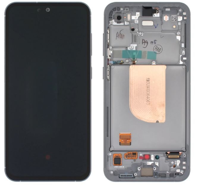 LCD screen Samsung S711 S23 FE 5G koos touch screen ja frame Graphite original (used Grade B)