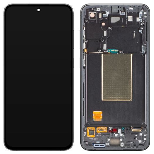 LCD screen Samsung S721 S24 FE 5G koos touch screen koos frame Graphite original (assembled service pack)