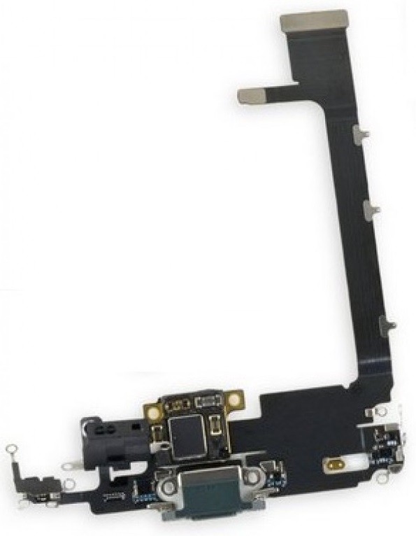Flex jaoks iPhone 11 Pro jaoks charging connector koos microphone Midnight Roheline original (used Grade A)