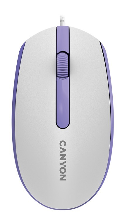 Mouse CANYON M-10 (CNE-CMS10WL) optical, valge pearl
