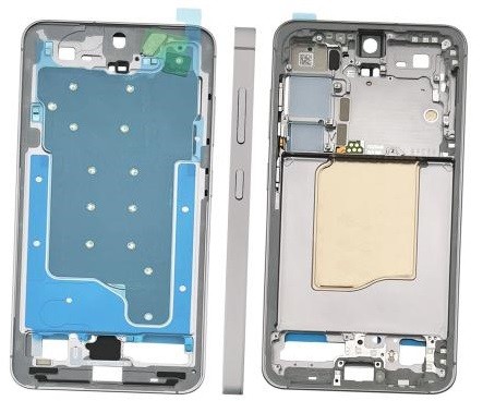 LCD screen Samsung S931 S25 koos touch screen ja frame Hõbedane Shadow original (used Grade C)