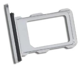 SIM card holder jaoks iPhone 16 Pro/16 Pro Max Valge Titanium ORG