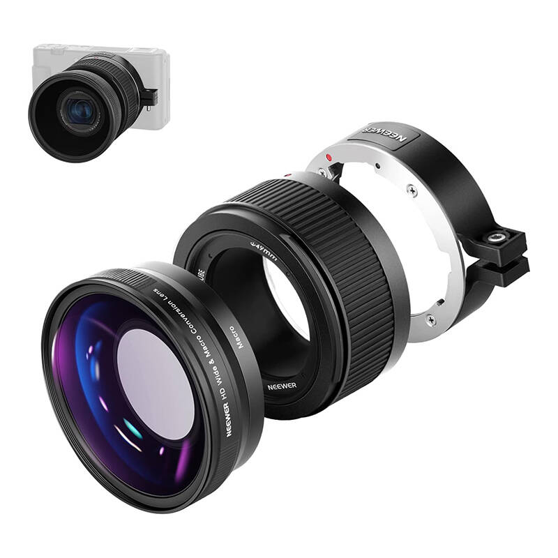Широкоугольный объектив Neewer для Sony ZV1 (черный)