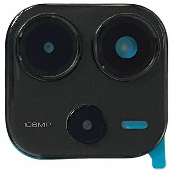 Xiaomi Redmi Note 14 5G lens jaoks camera koos frame Must ORG