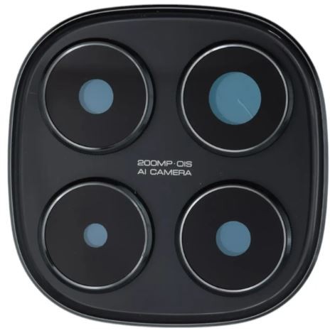 Xiaomi Redmi Note 14 Pro 4G lens jaoks camera koos frame Must ORG